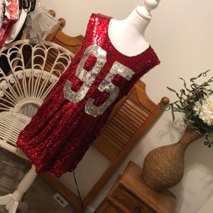 Sequins football party dress!